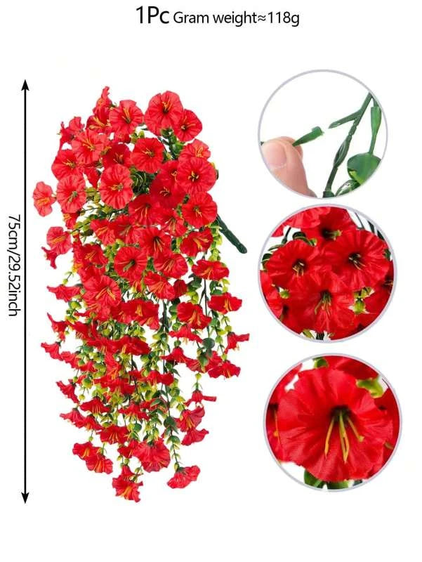 Artificial Flowers Vine Morning Glory Wedding Home Bedroom Table Festival Decoration