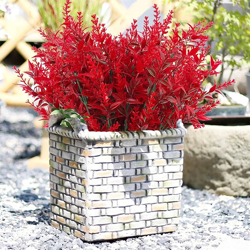 35cm Artificial Flower Plastic Lavender Fake Plant Wedding Home Garden Decoration