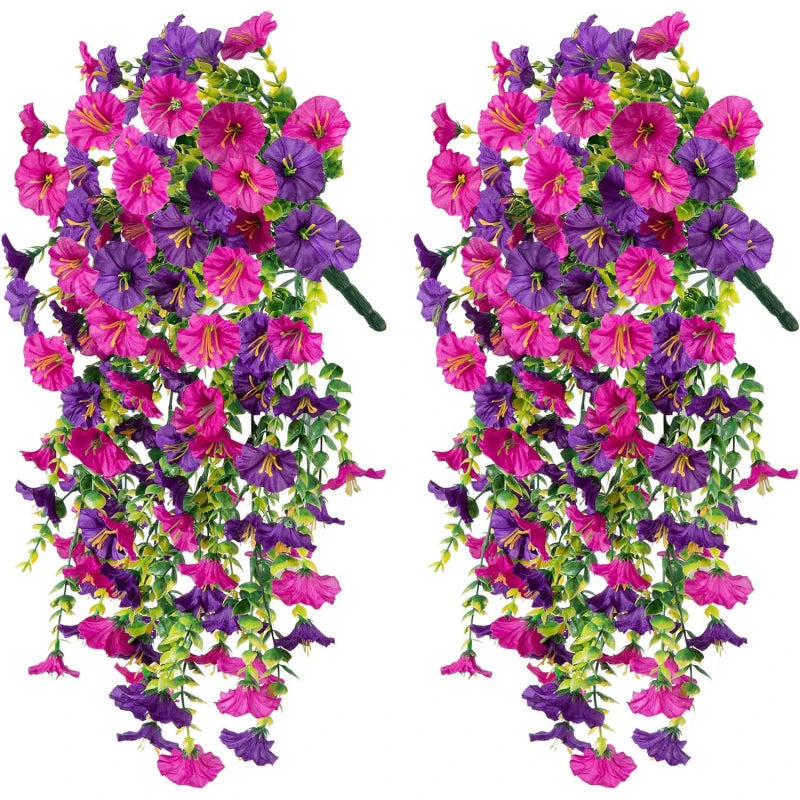 Artificial Flowers Vine Morning Glory Wedding Home Bedroom Table Festival Decoration