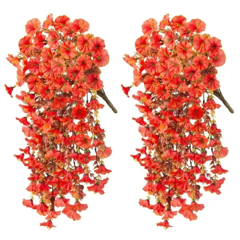 Artificial Flowers Vine Morning Glory Wedding Home Bedroom Table Festival Decoration