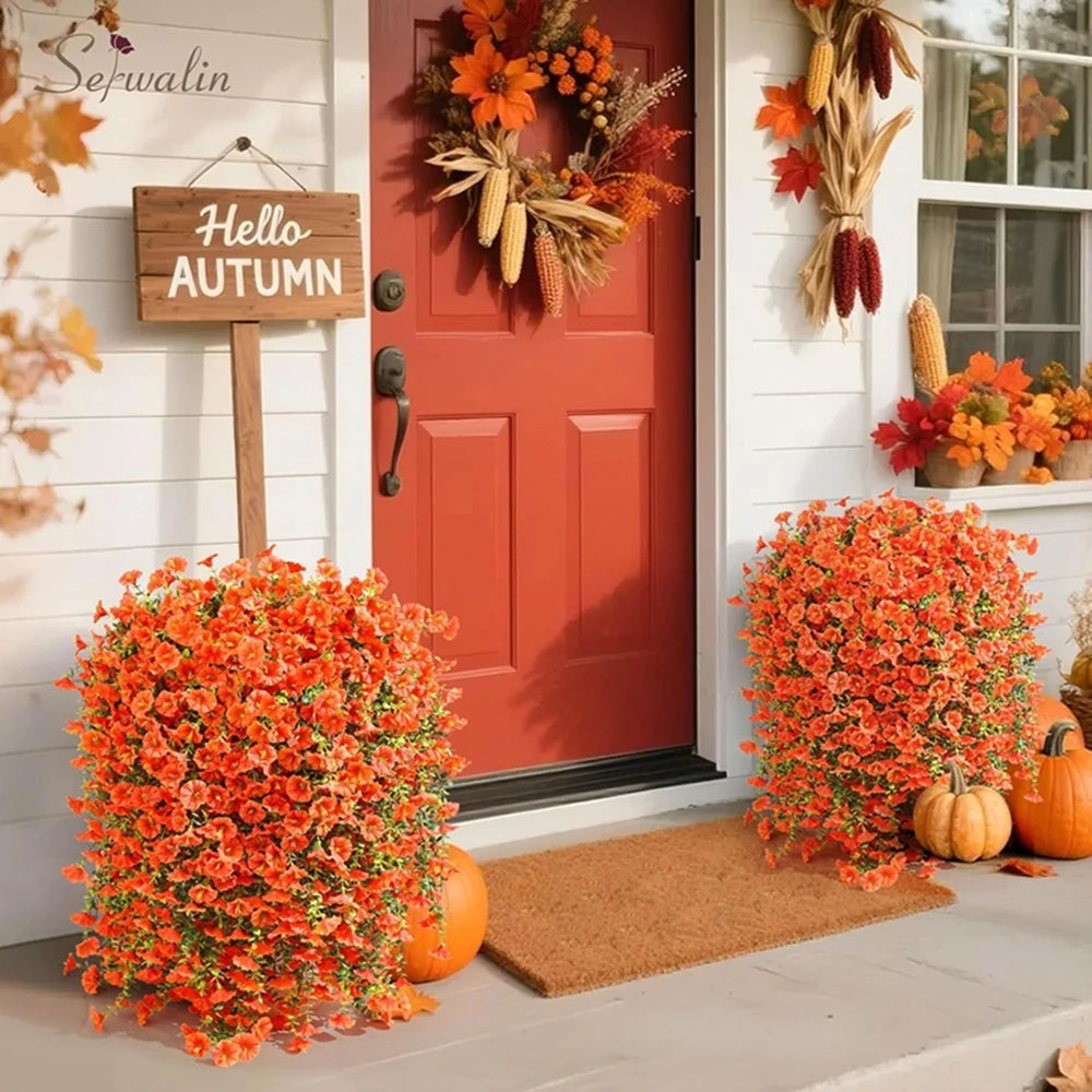 Artificial Flowers Vine Morning Glory Wedding Home Bedroom Table Festival Decoration
