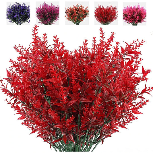 35cm Artificial Flower Plastic Lavender Fake Plant Wedding Home Garden Decoration